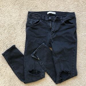 Black slim jeans